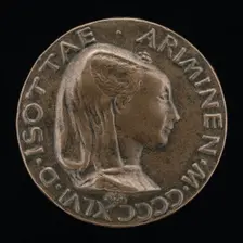 Isotta degli Atti, 1432/1433-1474, Mistress 1446, then Wife after 1453, of Sigismondo Malatesta [obv Creator: Matteo di Andrea de Pasti