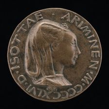 Isotta degli Atti, 1432/1433-1474, Mistress 1446, then Wife after 1453, of Sigismondo Malatesta [obv Creator: Matteo di Andrea de Pasti