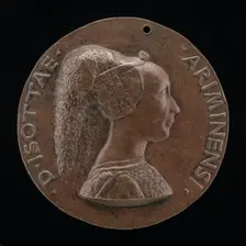 Isotta degli Atti, 1432/1433-1474, Mistress 1446, then Wife after 1453, of Sigismondo Malatesta [obv Creator: Matteo di Andrea de Pasti