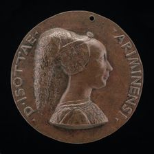 Isotta degli Atti, 1432/1433-1474, Mistress 1446, then Wife after 1453, of Sigismondo Malatesta [obv Creator: Matteo di Andrea de Pasti