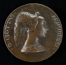 Isotta degli Atti, 1432/1433-1474, Mistress 1446, then Wife after 1453, of Sigismondo Malatesta [obv Creator: Matteo di Andrea de Pasti