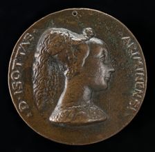 Isotta degli Atti, 1432/1433-1474, Mistress 1446, then Wife after 1453, of Sigismondo Malatesta [obv Creator: Matteo di Andrea de Pasti