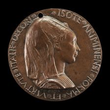 Isotta degli Atti, 1432/1433-1474, Mistress 1446, then Wife after 1453, of Sigismondo Malatesta [obv Creator: Matteo di Andrea de Pasti