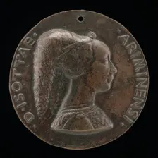 Isotta degli Atti, 1432/1433-1474, Mistress 1446, then Wife after 1453, of Sigismondo Malatesta [obv Creator: Matteo di Andrea de Pasti