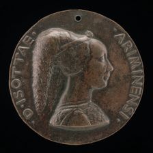 Isotta degli Atti, 1432/1433-1474, Mistress 1446, then Wife after 1453, of Sigismondo Malatesta [obv Creator: Matteo di Andrea de Pasti