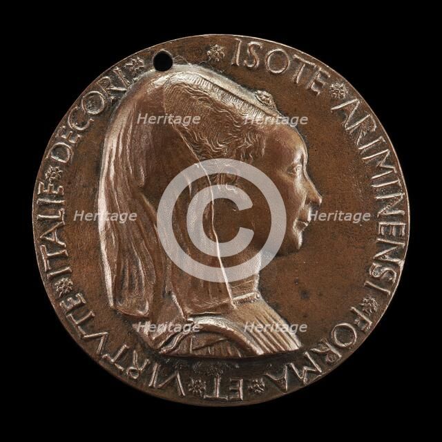 Isotta degli Atti, 1432/1433-1474, Mistress 1446, then Wife after 1453, of Sigismondo Malatesta [obv Creator: Matteo di Andrea de Pasti.