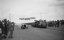 Isotta-Fraschini of EA Eldridge at the finishing line, Southsea Speed Carnival, Hampshire, 1922. Artist: Bill Brunell