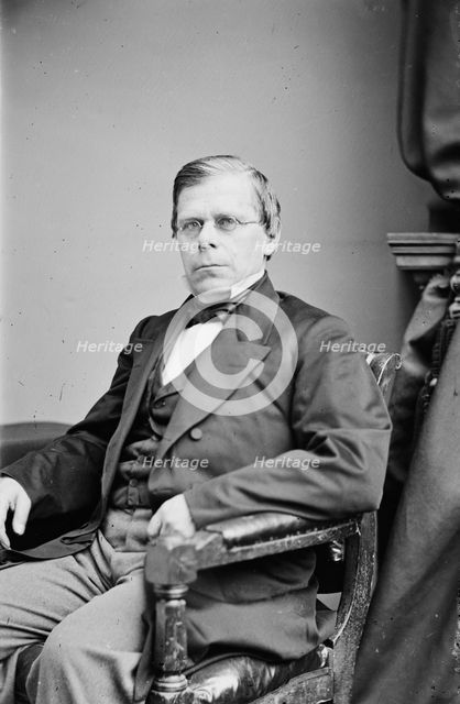 Israel Washburn Jr, between 1855 and 1865. Creator: Unknown.