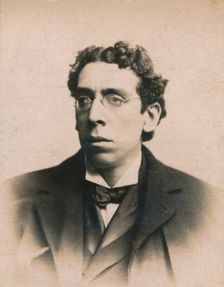 Israel Zangwill (1864-1926). British humorist and writer, 1894-1907. Artists: Israel Zangwill, Unknown