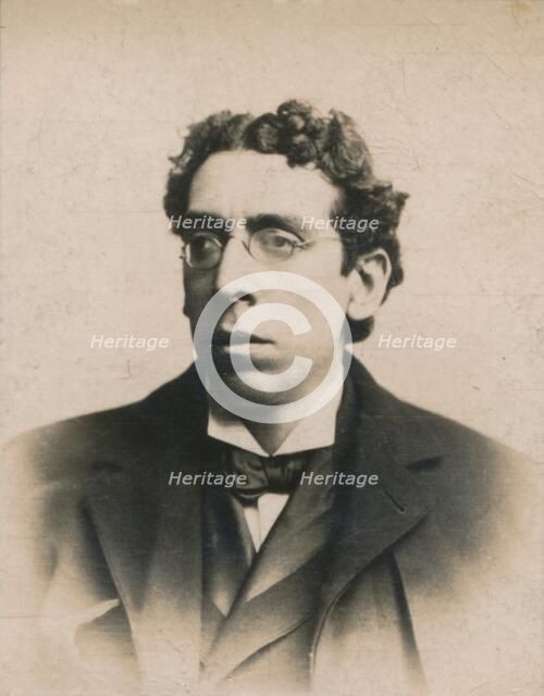 'Israel Zangwill', (1864-1926). British humorist and writer, 1894-1907. Artists: Israel Zangwill, Unknown.