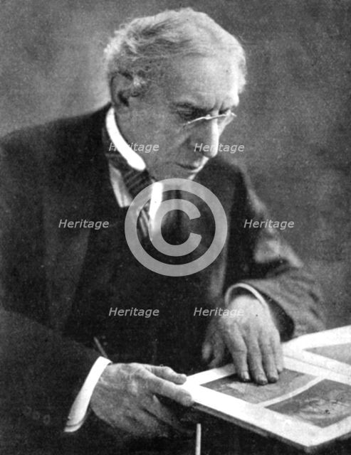 Israel Zangwill (1864-1926), English-born Zionist and writer, early 20th century. Artist: Unknown