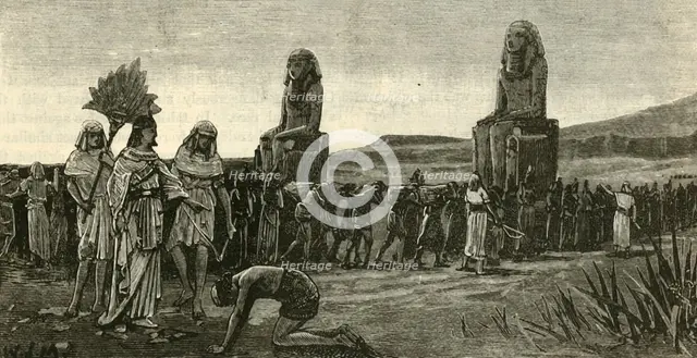 'Israelites and Their Taskmasters', 1890.   Creator: Unknown.