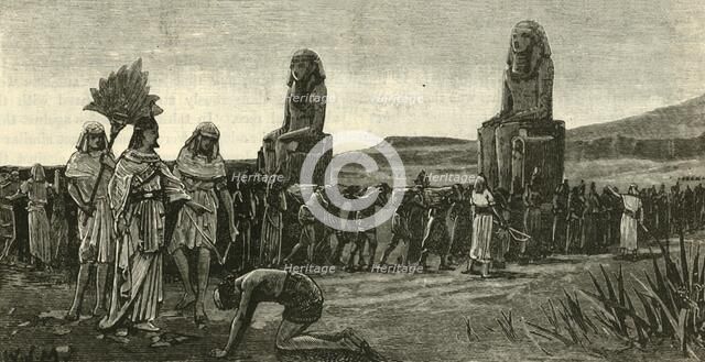 'Israelites and Their Taskmasters', 1890.   Creator: Unknown.