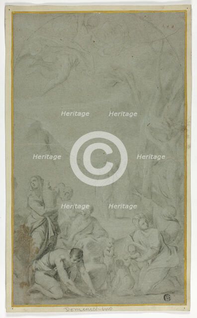 Israelites Gathering Manna, n.d. Creator: Unknown.