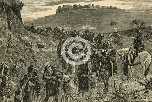 'Israelites Going Into Capitvity', 1890.   Creator: Unknown.