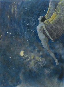 Israfil. Creator: Dulac, Edmund (1882-1953)