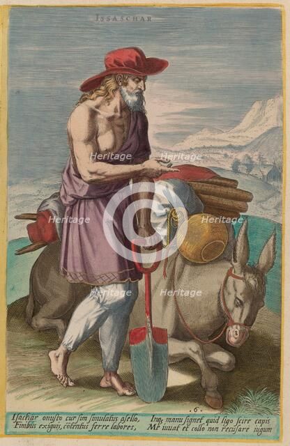 Issachar, c. 1585. Creator: Johann Sadeler I.