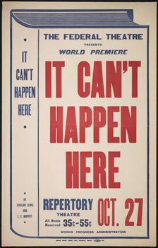 It Can't Happen Here, [193-]. Creator: Unknown