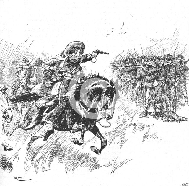 It Became Necessary To Make A Stand, 1902. Artist: GB.