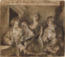 It is good candles which light the way, 1640s. Creator: Jacob Jordaens