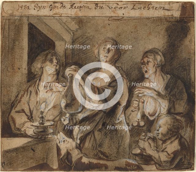 It is good candles which light the way, 1640s. Creator: Jacob Jordaens.