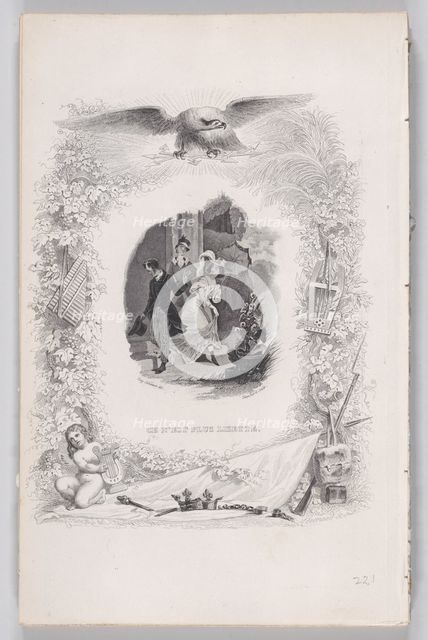It is No Longer Lisette, from The Songs of Béranger, 1829. Creators: Melchior Péronard, Auguste Blanchard I.
