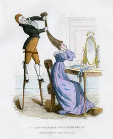 It is necessary to suffer to be beautiful 1882-1884. Artist: EA Tilly