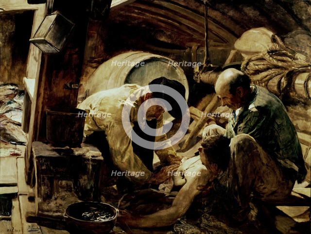  'It is still said that fish is expensive', 1894, by Joaquin Sorolla.