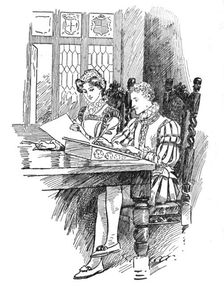 It Is Pleasant To Think Of Him Working Quietly With His Lovely Sister In His Glorious...., c1929. Creators: Howard Davie, Harry Payne