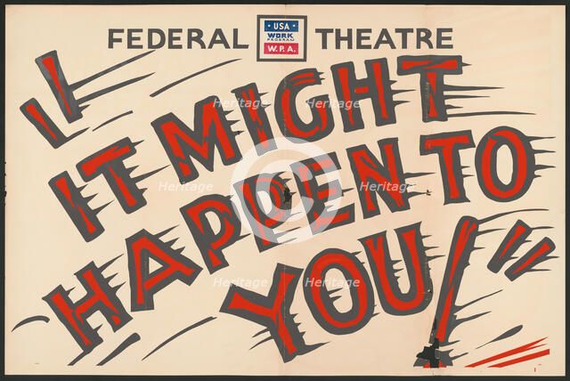 It Might Happen to You!, San Diego, 1939. Creator: Unknown.