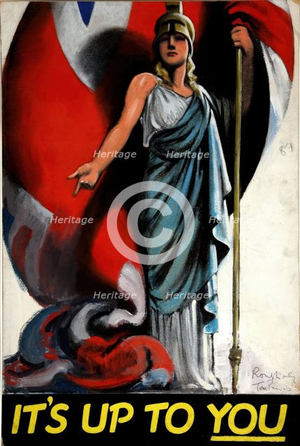 'It's Up To YOU', World War II poster, c1939-c1945. Creator: Tom Purvis.