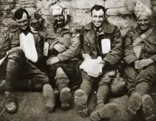 It's a Long Way to Tipperary Irish troops at Gallipoli, Turkey, World War I, c1915-c1916. Creator: Unknown