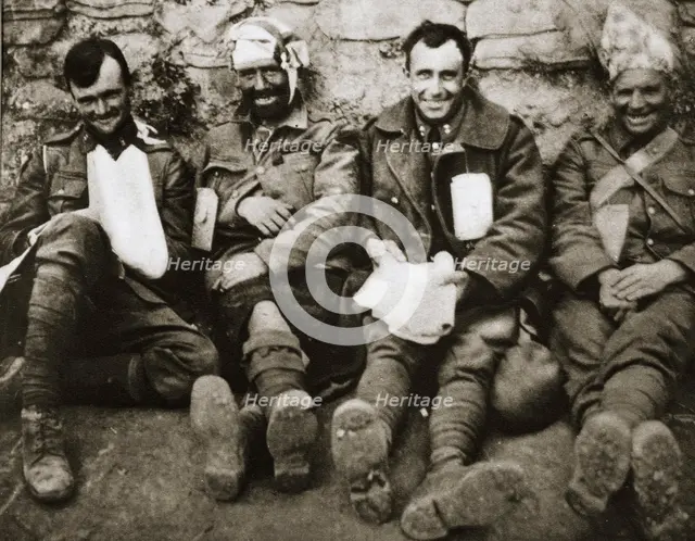 'It's a Long Way to Tipperary', Irish troops at Gallipoli, Turkey, World War I, c1915-c1916. Creator: Unknown.