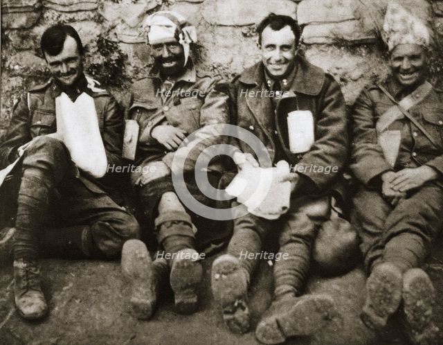 'It's a Long Way to Tipperary', Irish troops at Gallipoli, Turkey, World War I, c1915-c1916. Creator: Unknown.