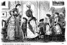 It's not so difficult to speak French, after all 1882 (1891). Artist: George du Maurier