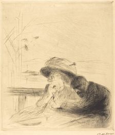 It's Over! (large plate), 1910. Creator: Jean Louis Forain