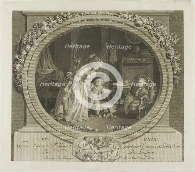 It's papa!, n.d. Creators: Nicolas Delaunay, Robert de Launay.