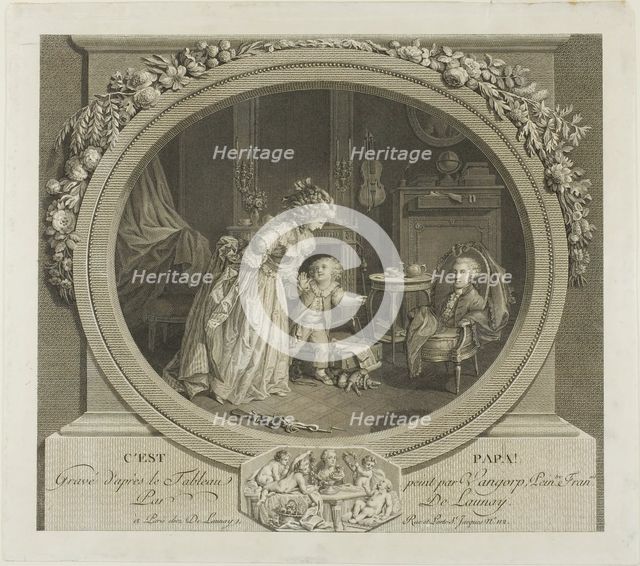It's papa!, n.d. Creators: Nicolas Delaunay, Robert de Launay.