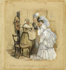 It's Papa Can't Bear it Out of His Sight, 1872. Creator: Randolph Caldecott