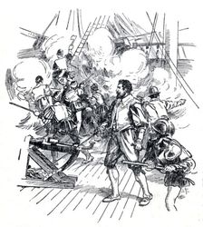 It Was An All-Day Battle c1929. Creators: Howard Davie, Harry Payne