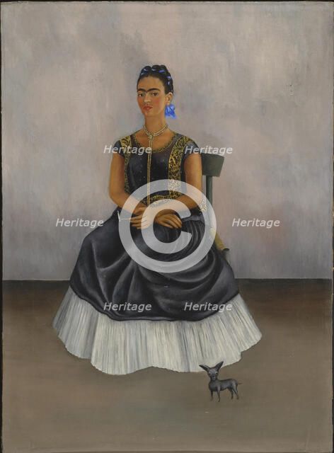 Itzcuintli Dog with Me (Self-Portrait), 1938. Creator: Frida Kahlo.