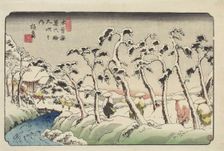 Itahana. From the series The Sixty-nine Stations of the Kisokaido Road , ca 1836