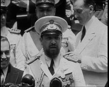 Italo Balbo Giving a Speech, 1930s. Creator: British Pathe Ltd