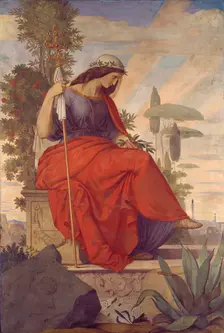 Italia, 1834-1836. Creator: Philipp Veit