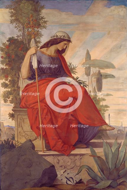 Italia, 1834-1836. Creator: Philipp Veit.