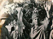 Italian troops surrender in Sicily, July 1943. Creator: Unknown