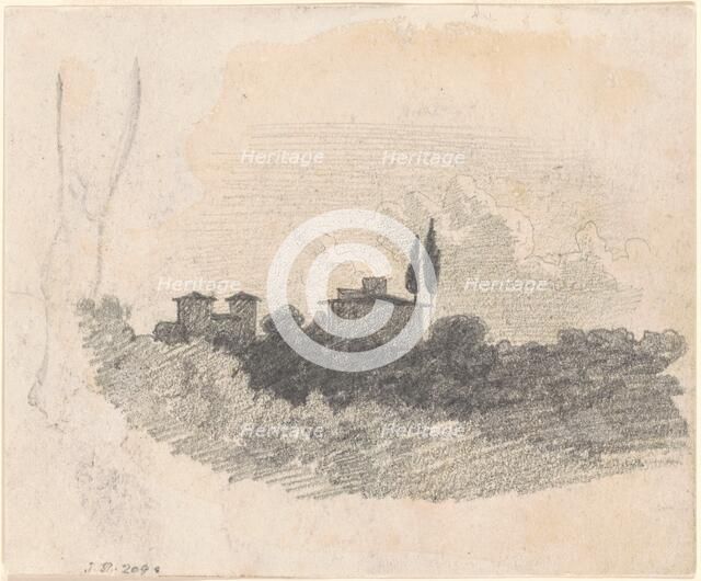 Italian Villa [recto], 1870-1872. Creator: John Singer Sargent.