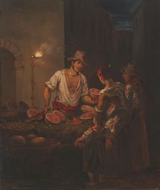 Italian Watermelon Merchant, 1820. Creator: Alexander Lauréus