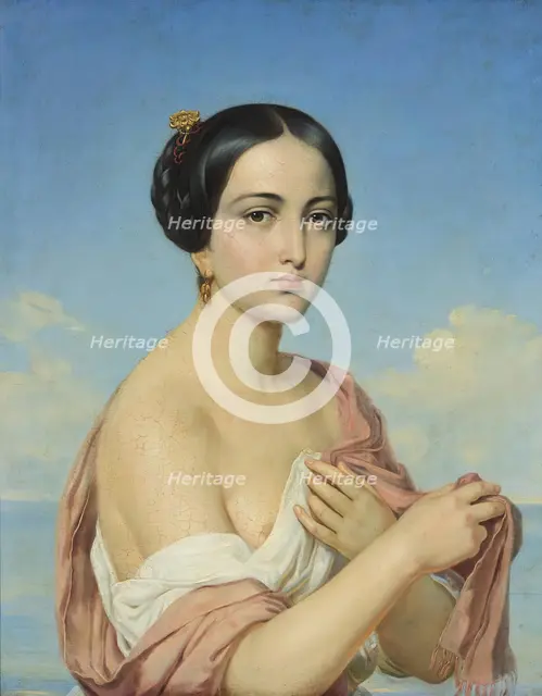 Italian Woman, 1850. Creator: Aleksey Tyranov.