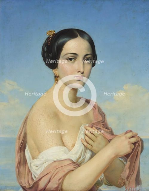 Italian Woman, 1850. Creator: Aleksey Tyranov.